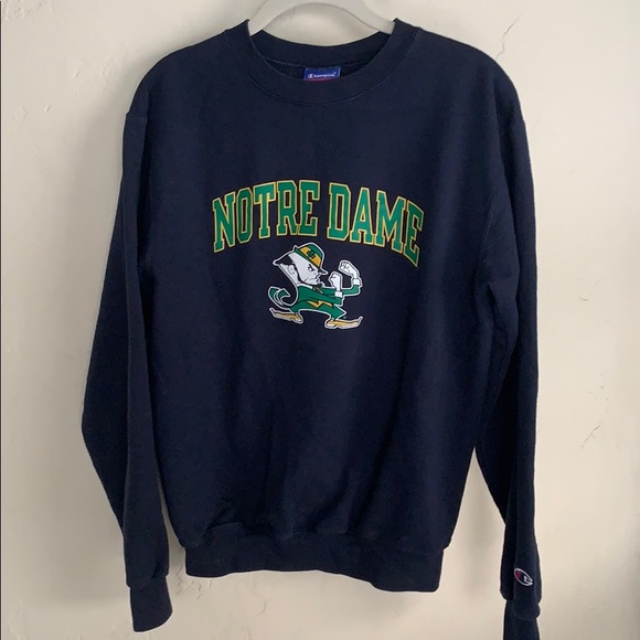 Champion Tops - Norte Dame pull over sweatshirt